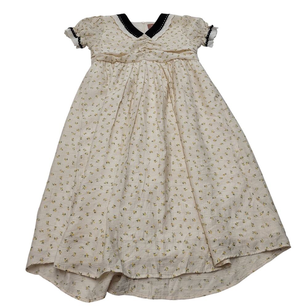 Jessakae Pollyanna floral midi dress cottagecore retro 10-12 girls